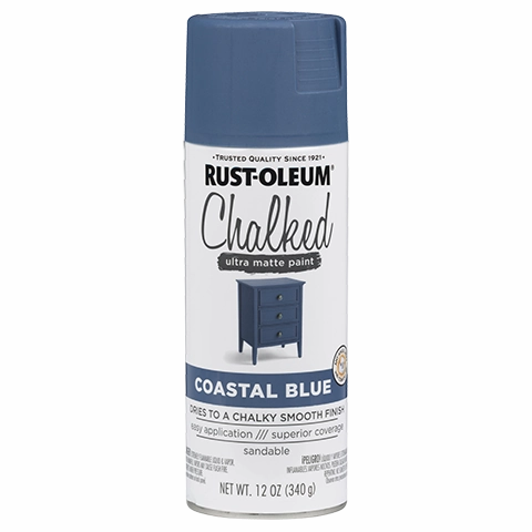 12 OZ Chalked Paint Ultra Matte Spray Paint - Coastal Blue