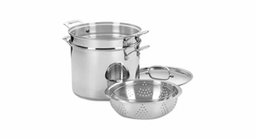 12qt. Chef's Classic Stainless Steel Pasta/Steamer Set