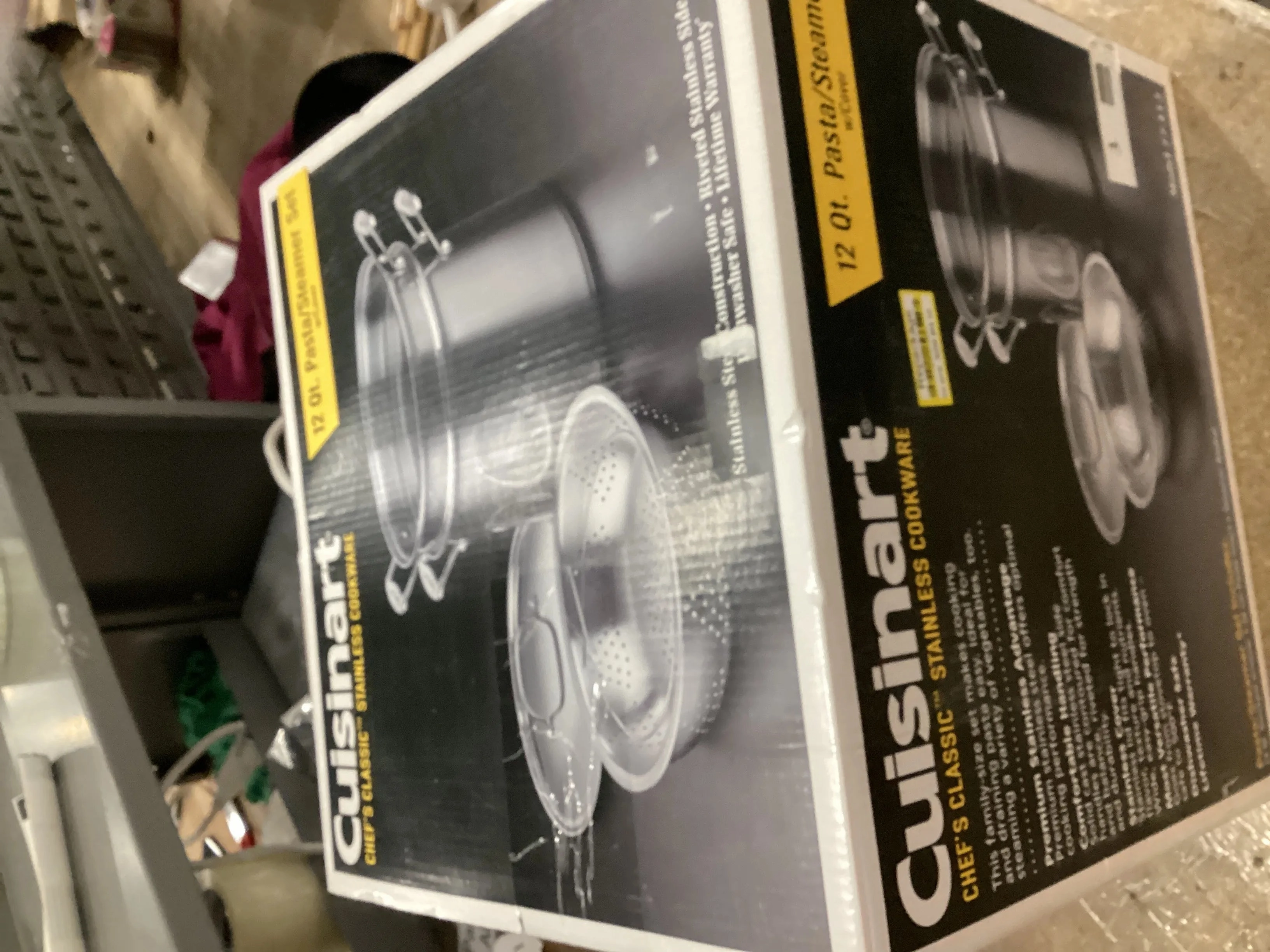 12qt. Chef's Classic Stainless Steel Pasta/Steamer Set