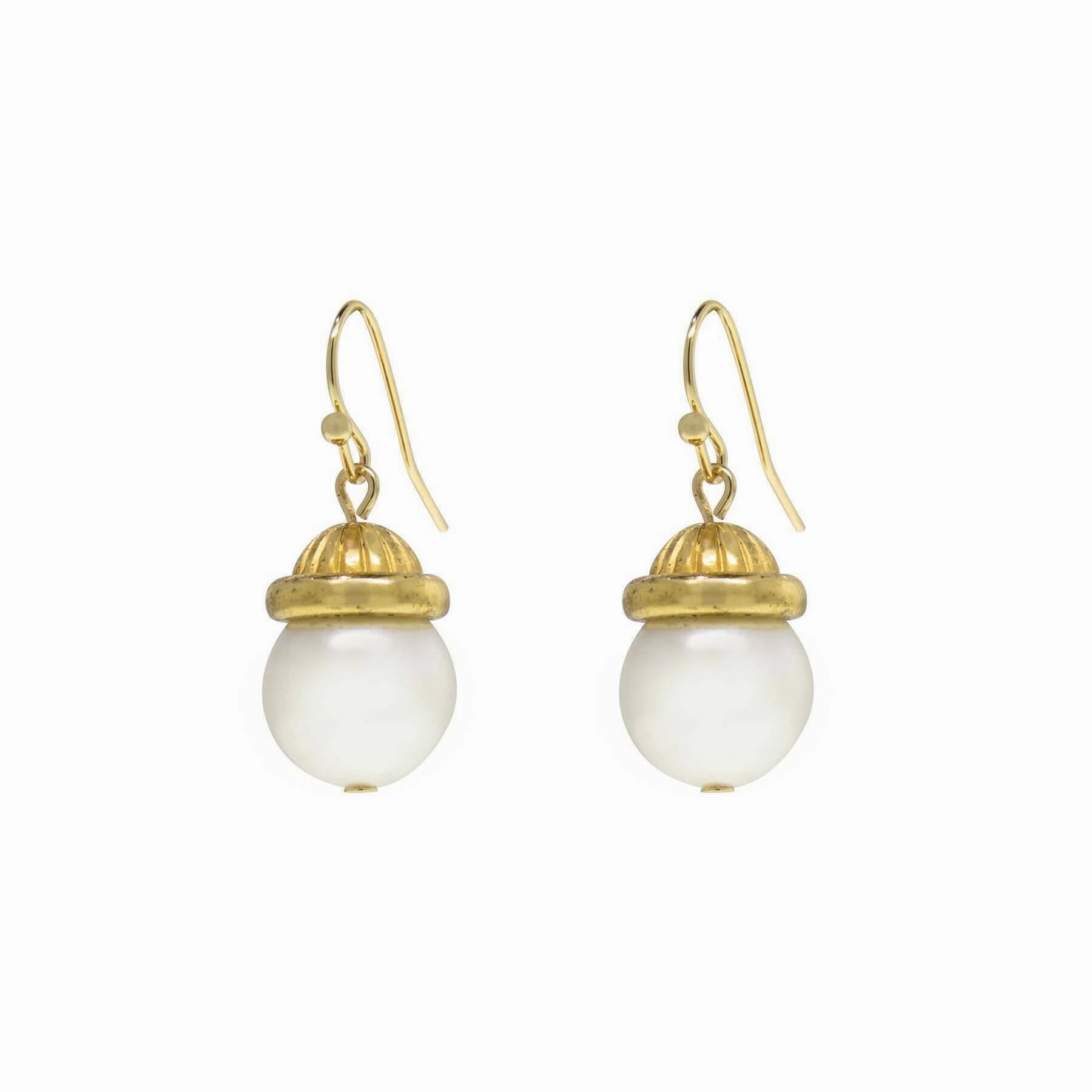 1928 Jewelry Petite Faux Pearl Drop Earrings