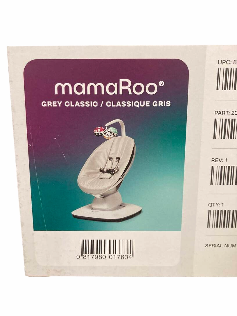 4moms MamaRoo Multi-Motion Baby Swing, Grey Classic