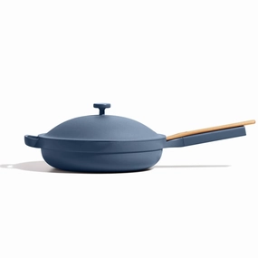 4pc Aluminum Ceramic Nonstick Always Pans- Blue Salt