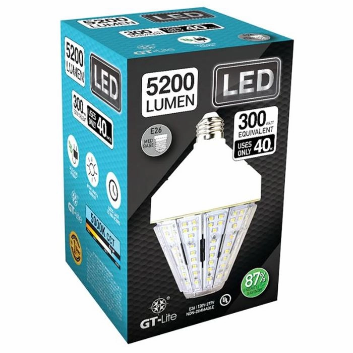 5200 Lumen COB LED Bulb