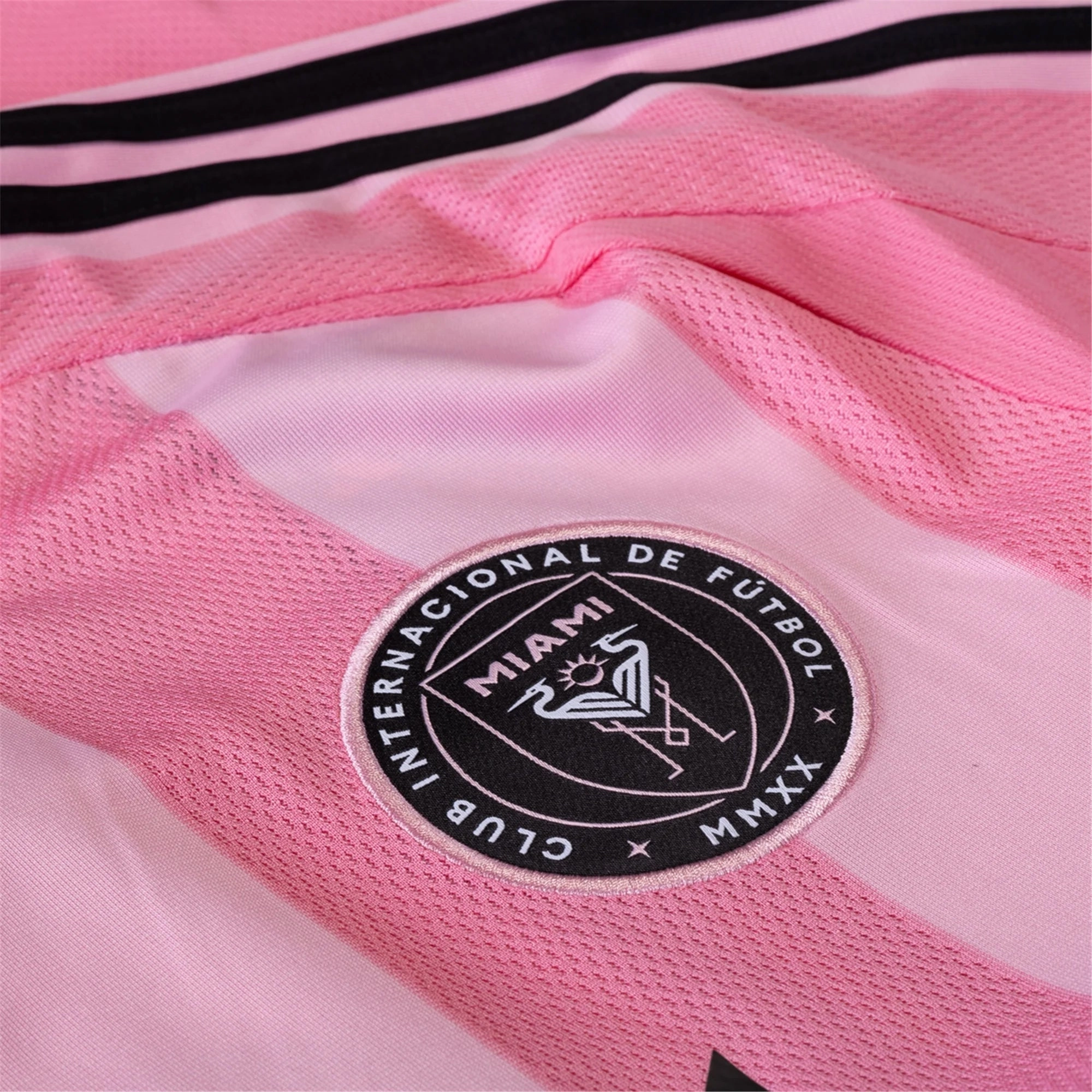 adidas Yannick Bright Inter Miami CF Authentic Home Jersey 25/26 w/ MLS Patches   Sponsor (Easy Pink)