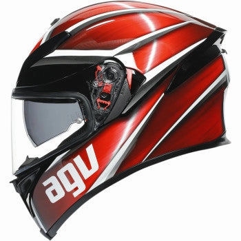 AGV K5 S Full Face Helmet Tempest Black/Red