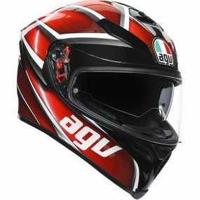 AGV K5 S Full Face Helmet Tempest Black/Red
