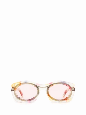 Alexander McQueen Eyewear Round Frame Sunglasses