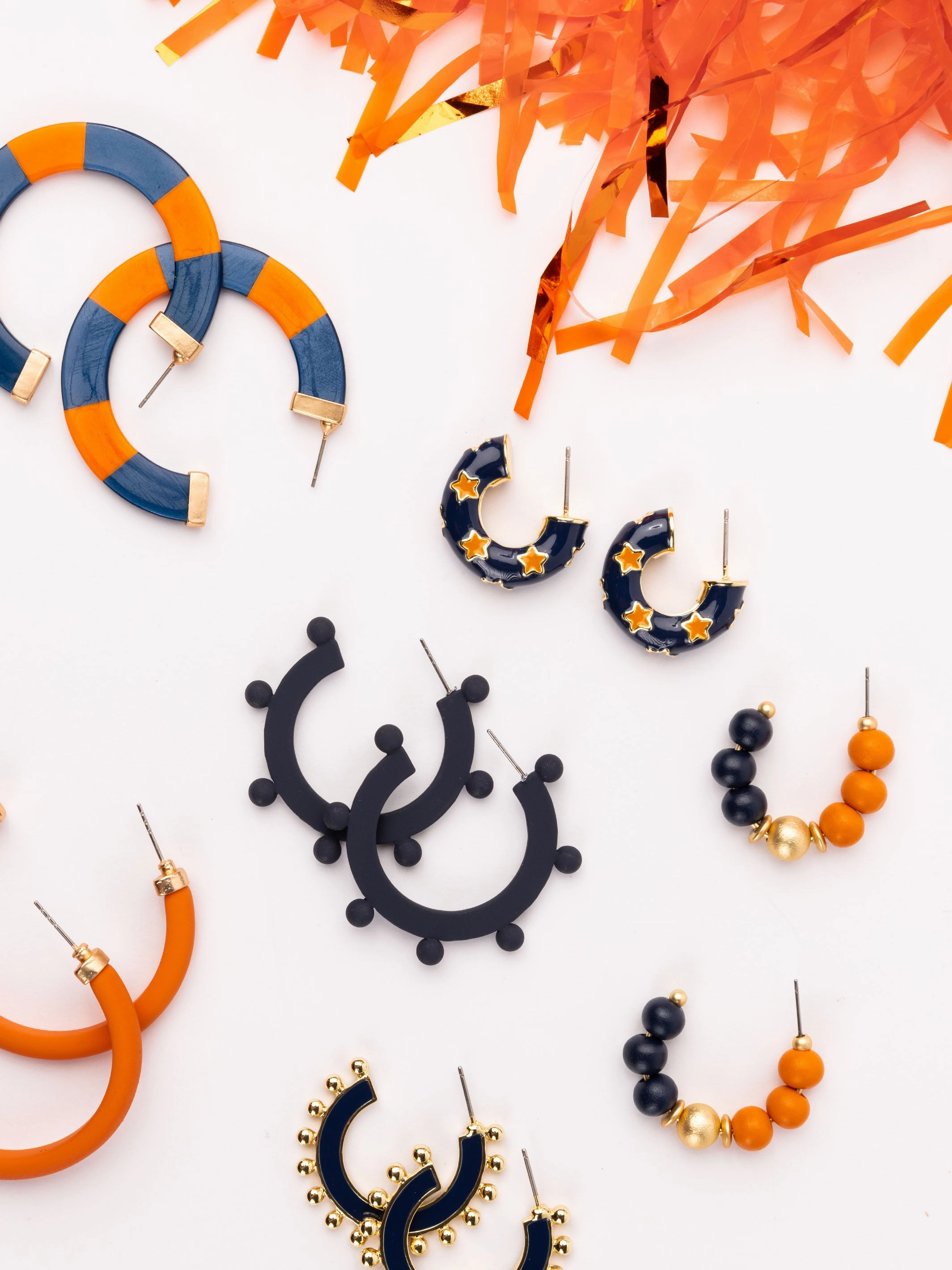 Amanda Earrings | Orange