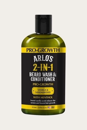 ARLO'S PRO GROWTH 2 IN 1 BEARD WASH & CONDITIONER 12oz