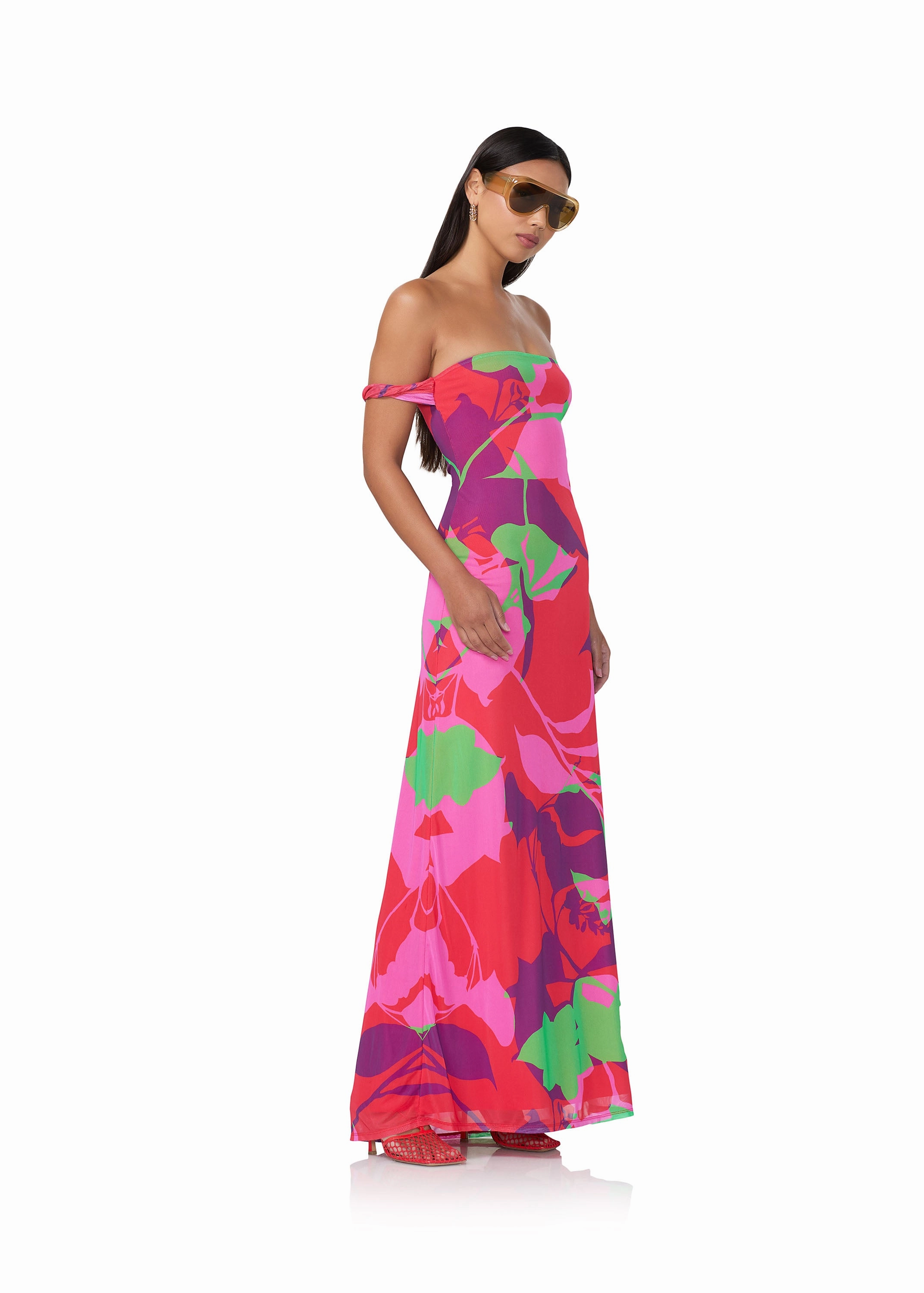 Barot Maxi Dress - Graphic Floral