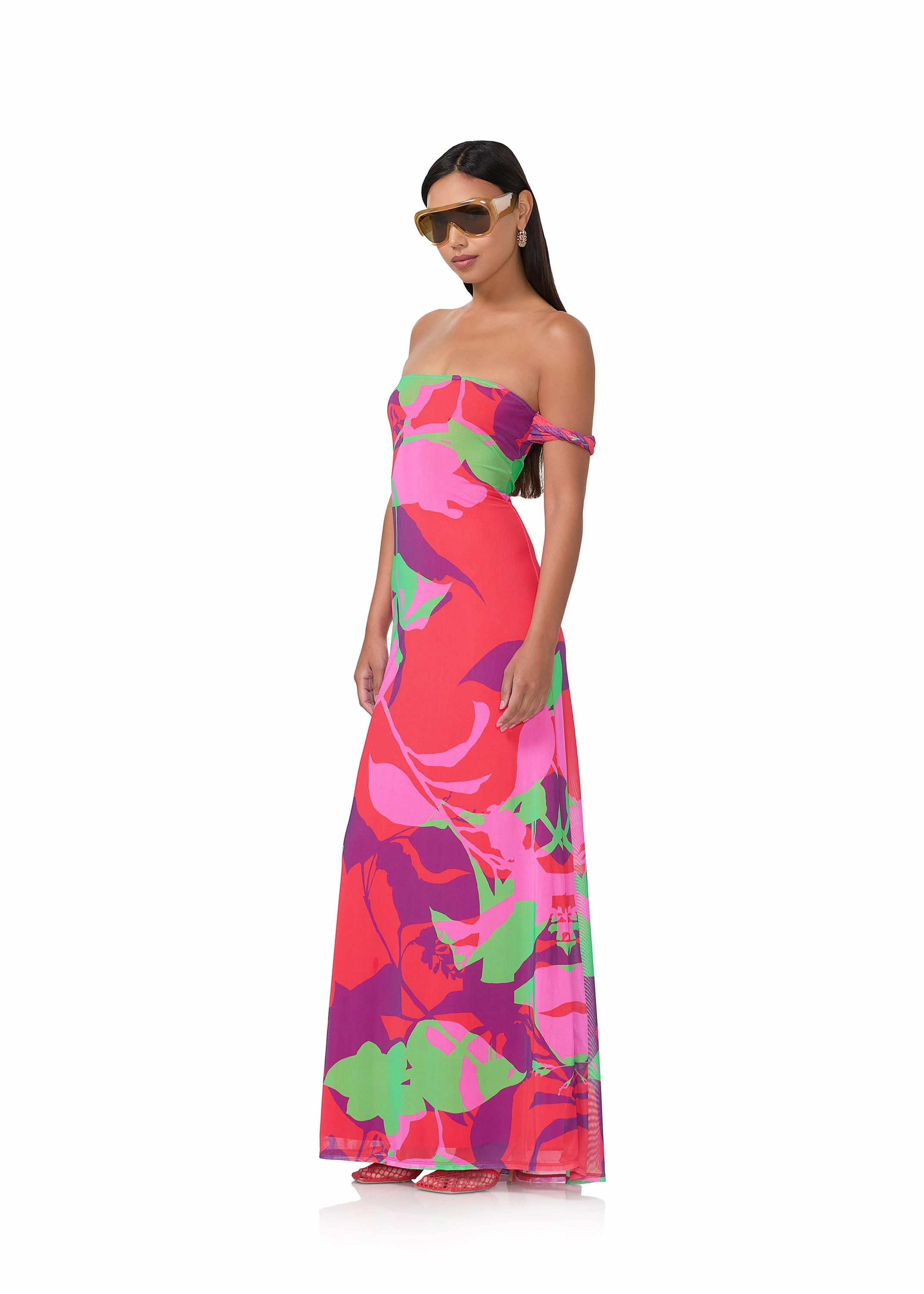 Barot Maxi Dress - Graphic Floral
