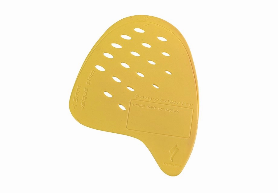 bg internal valgus wedge 20pk bg fitting yellow/valgus 41-42