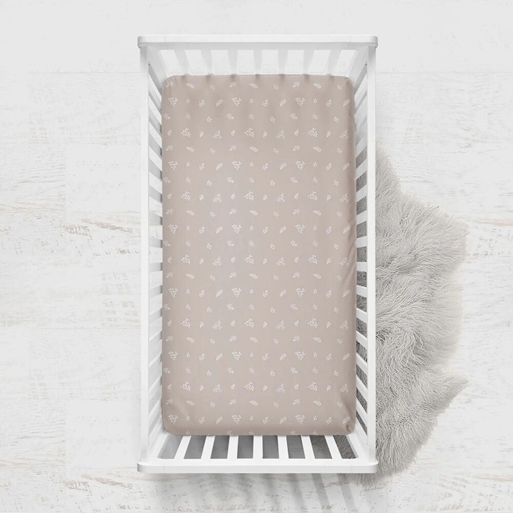 Bubba Blue Organic Chestnut 2pk Cot Fitted Sheets