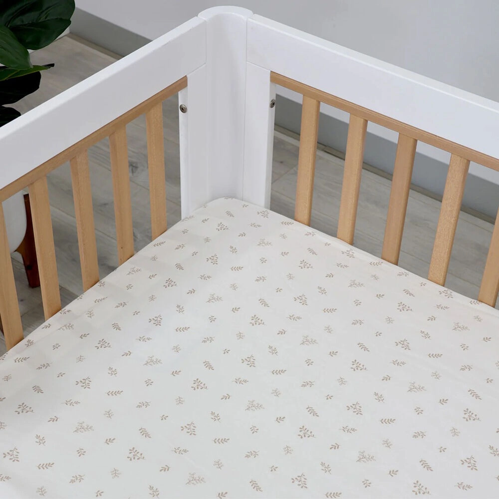 Bubba Blue Organic Chestnut 2pk Cot Fitted Sheets