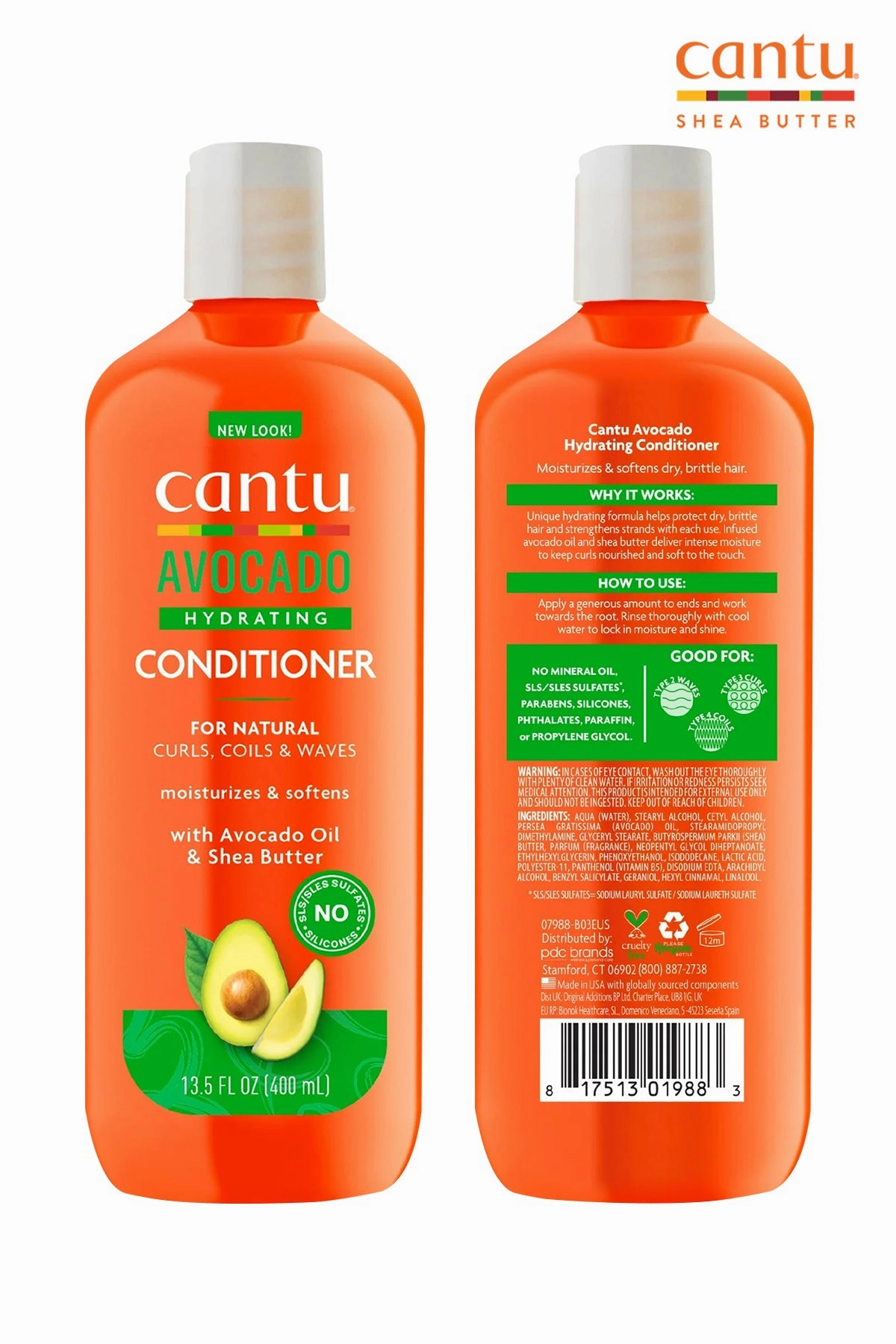 CANTU AVOCADO HYDRATING CONDITIONER SULFATE FREE 13.5oz
