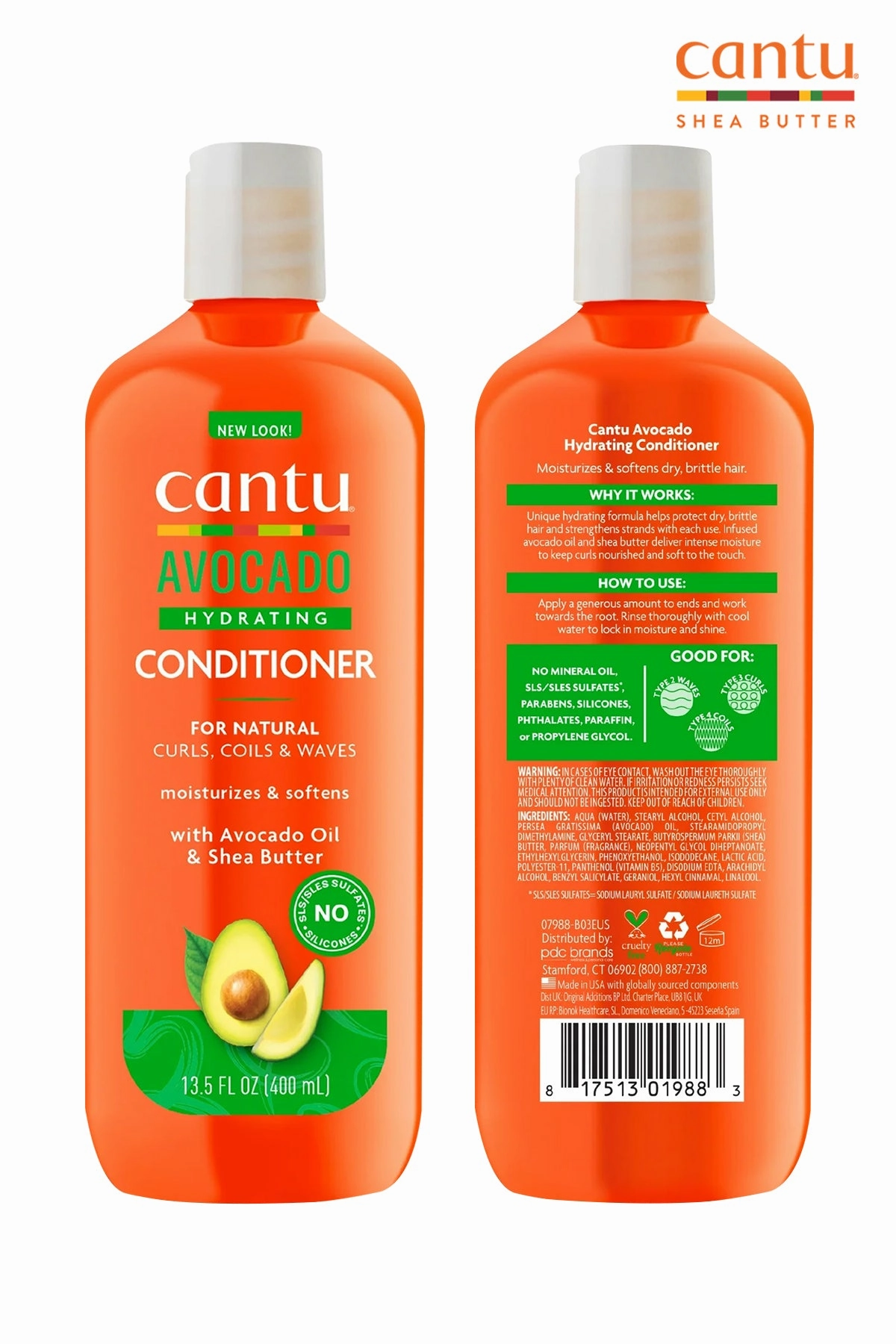CANTU AVOCADO HYDRATING CONDITIONER SULFATE FREE 13.5oz