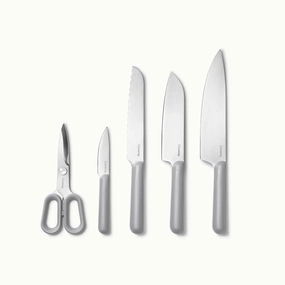 Caraway Home 5pc Knife Set - Gray