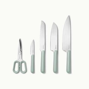 Caraway Home 5pc Knife Set - Mint