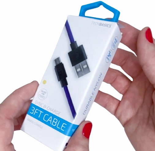Charging Cable USB to Micro-USB 3FT - 12 Pieces Per Pack 26223