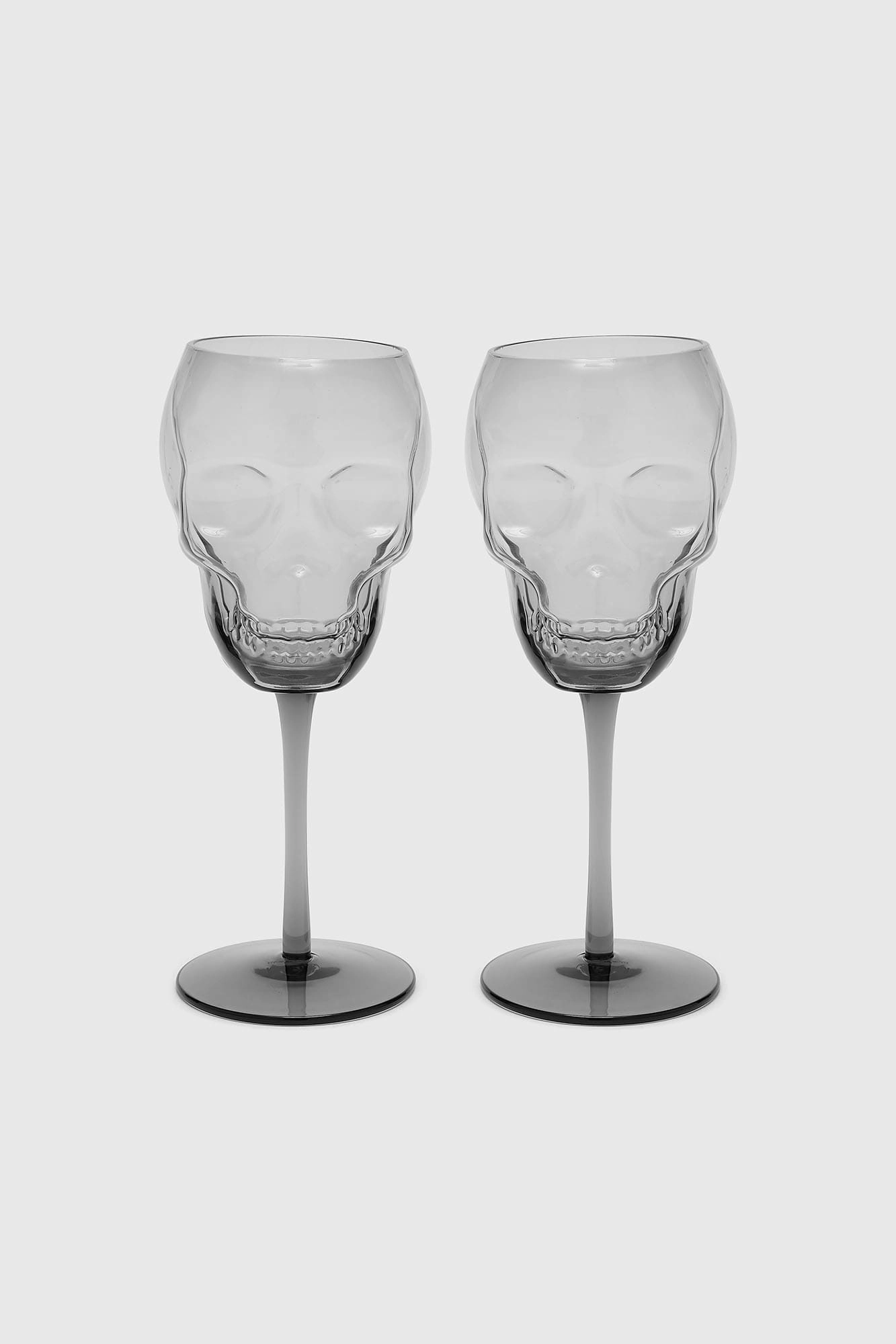 Cranium Wine Glasses [GREY]