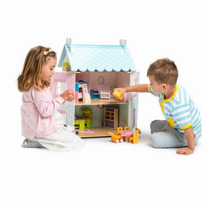 Daisylane Blue Bird Cottage with Furniture