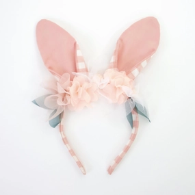 Embellished Floral Bunny Headband