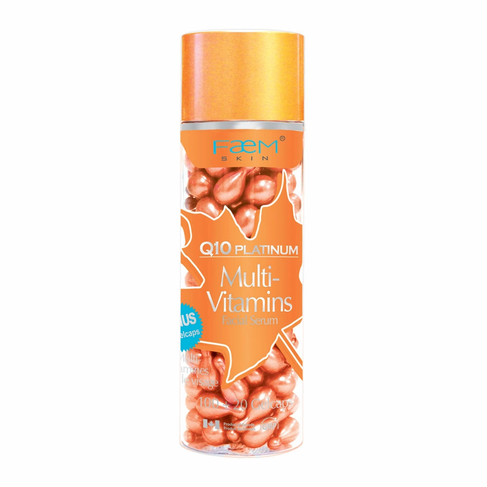 Faem Skin® Q10 Platinum Multivitamins 120 Gelcaps
