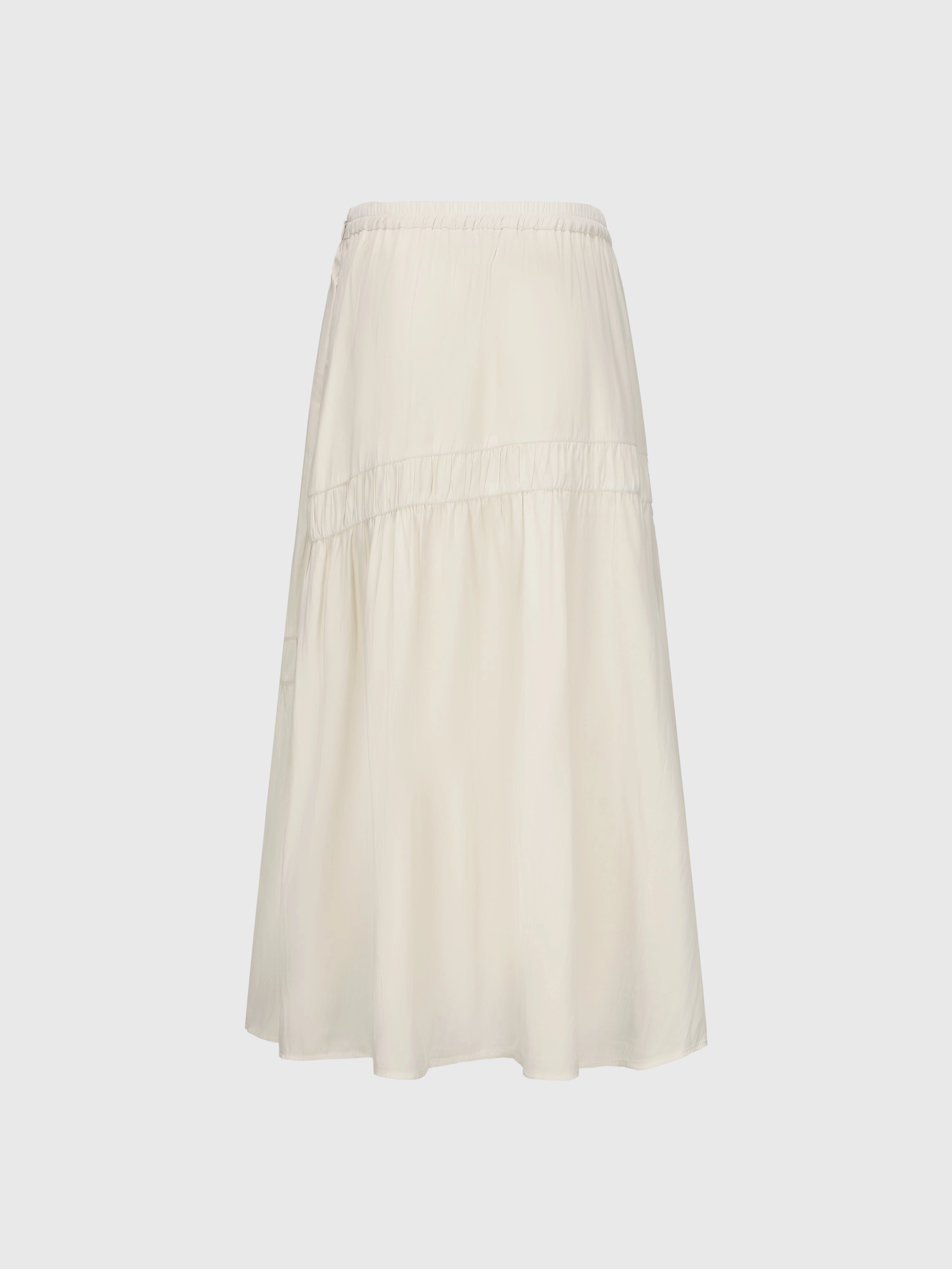 Flounce Maxi Skirt