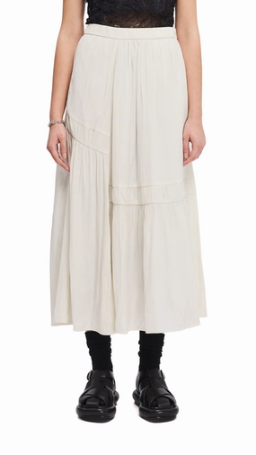 Flounce Maxi Skirt