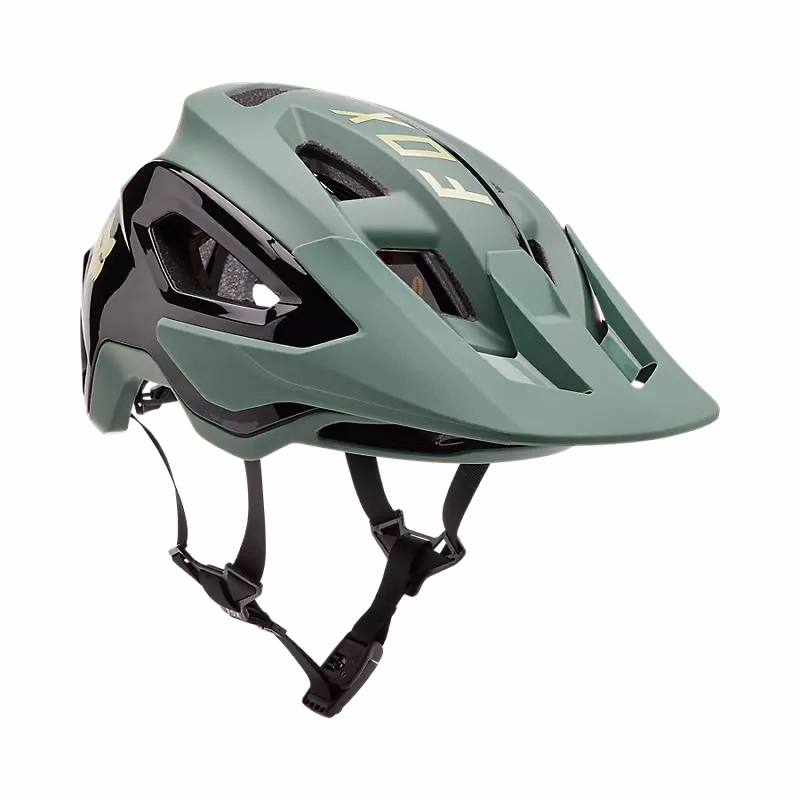 Fox Racing Speedframe Pro MTB Helmet - Blocked - Hunter Green