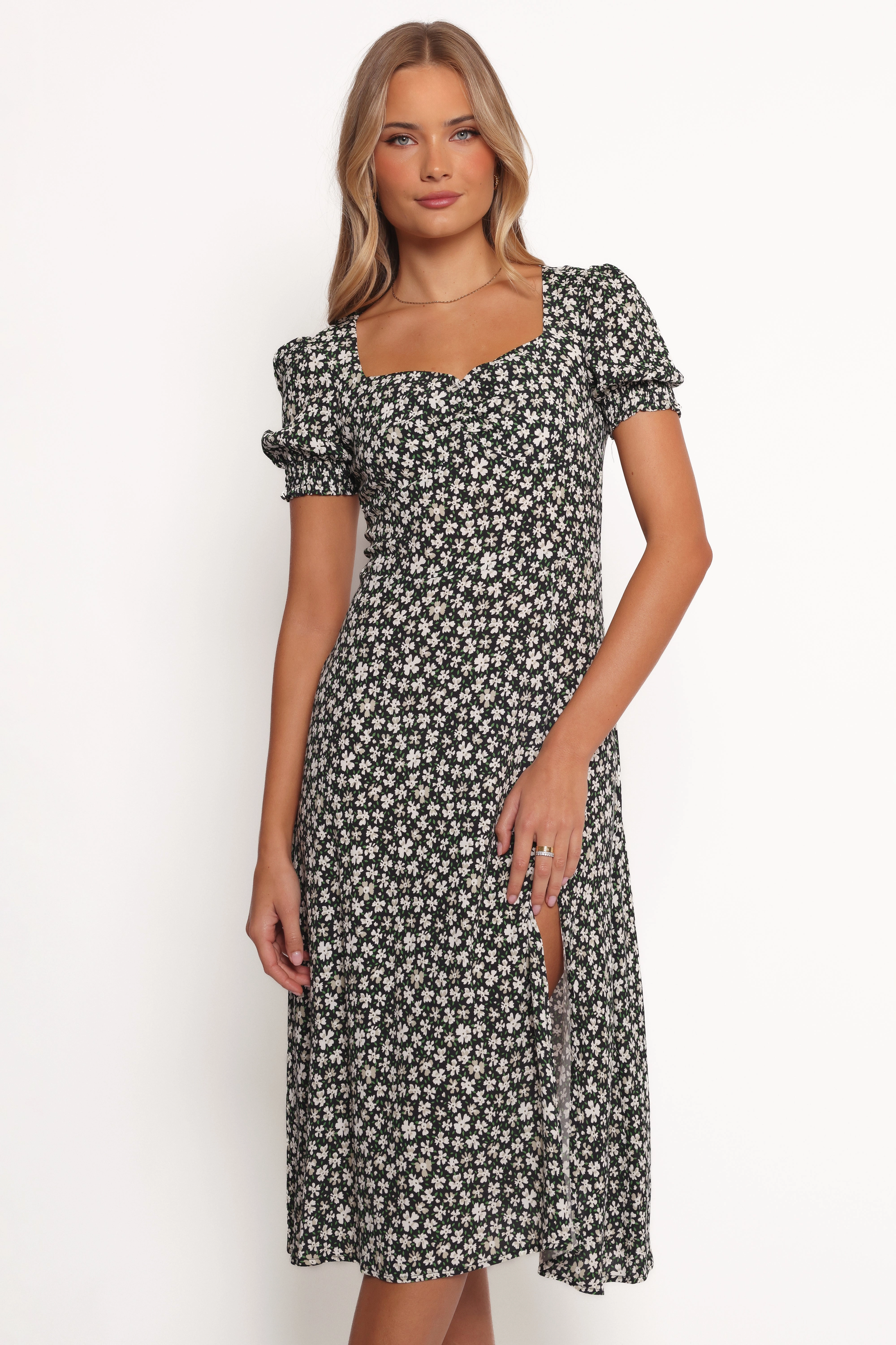 Franklin Dress - Black Floral