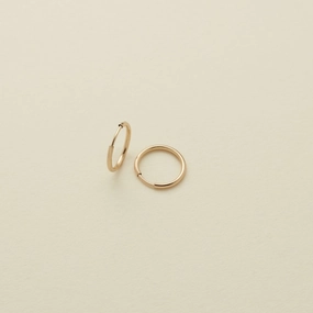 Gold Filled Live In Hoop Earrings