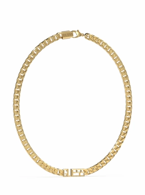 Gold Vegas Logo Necklace
