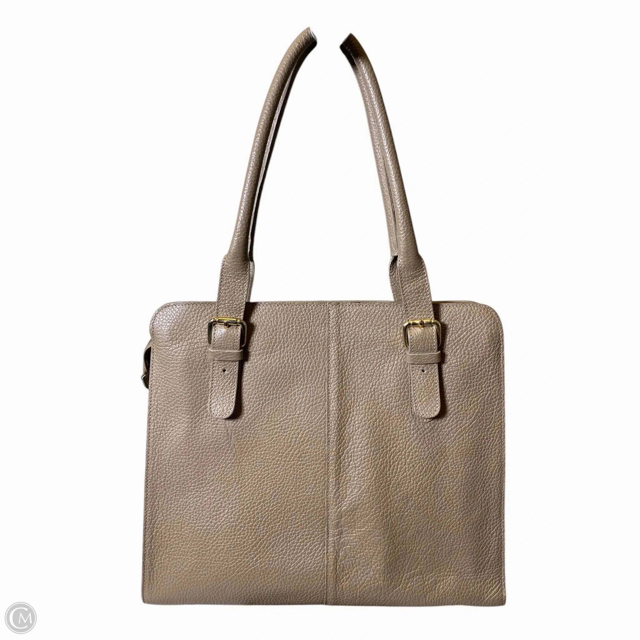 Handbag Leather By Clothes Mentor, Size: Large
