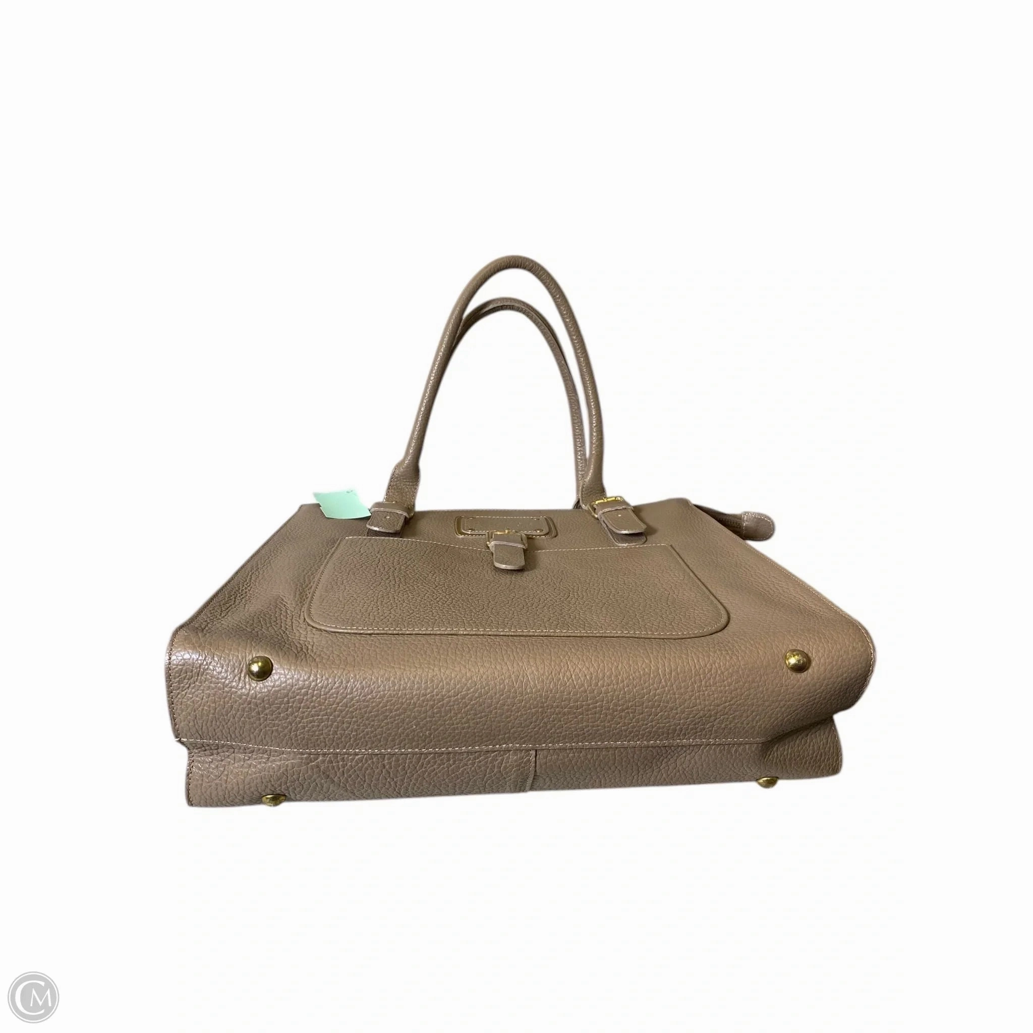 Handbag Leather By Clothes Mentor, Size: Large