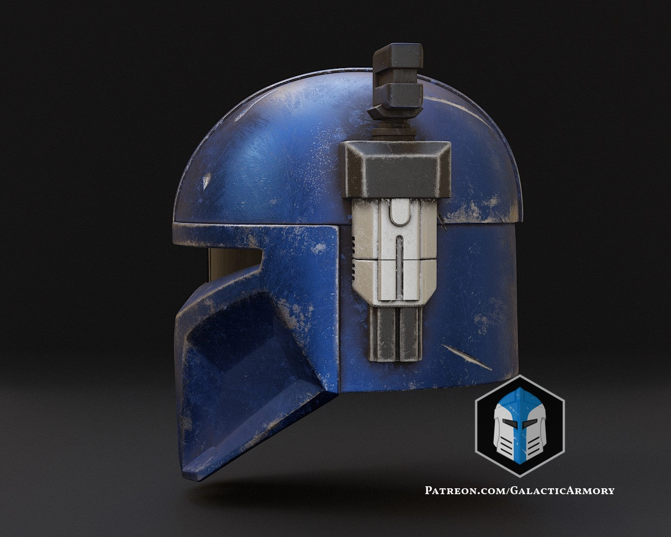 Heavy Mandalorian Helmet - 3D Print Files