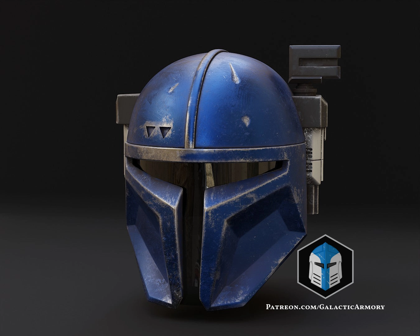 Heavy Mandalorian Helmet - 3D Print Files