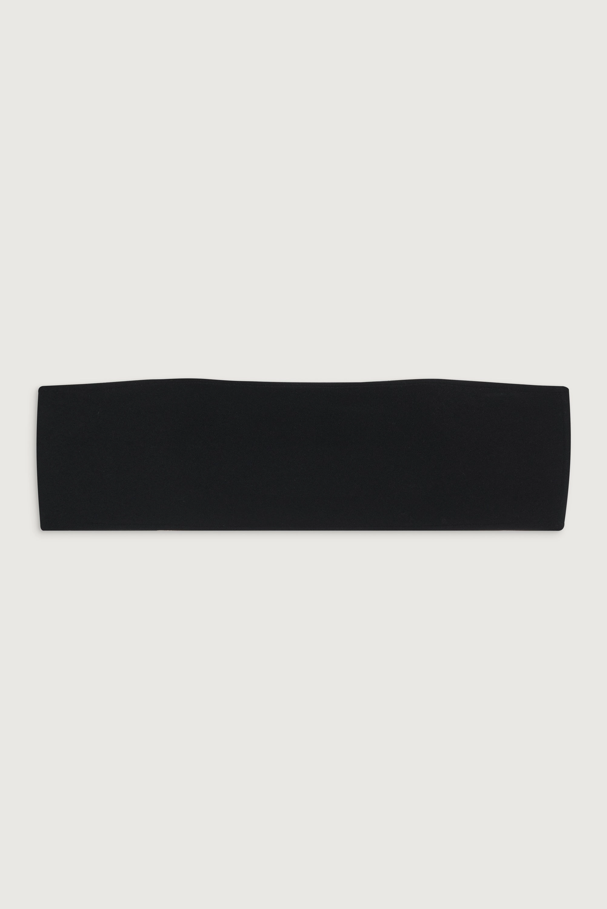 Jada Terry Bandeau Bikini Top - Black