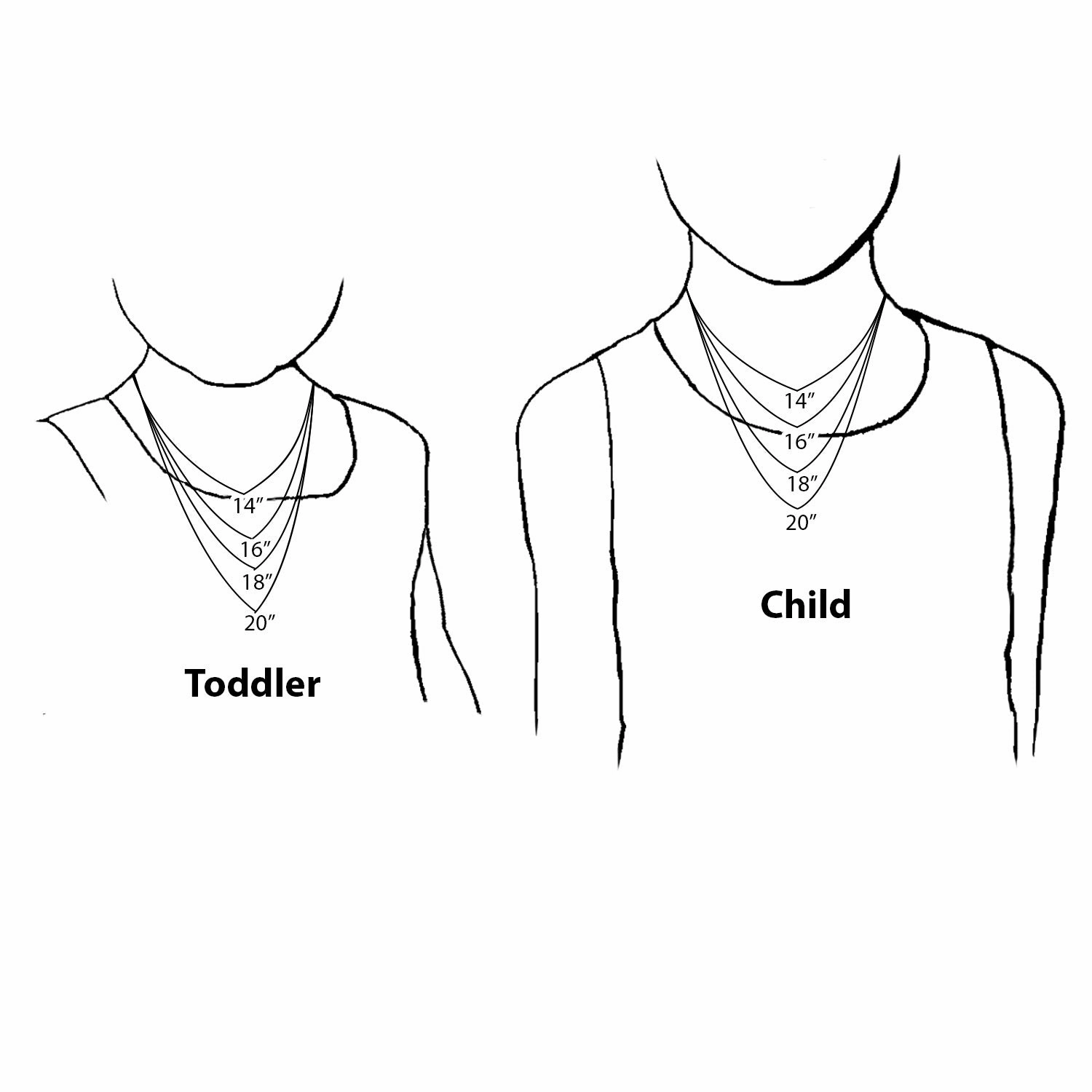 Kids' Silver Figaro Chain
