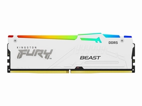 Kingston FURY Beast RGB - DDR5 - kit - 64 GB: 2 x 32 GB - DIMM 288-pin - 6000 MHz / PC5-48000 - CL36 - 1.35 V - unbuffered - KF560C36BWEAK2-64