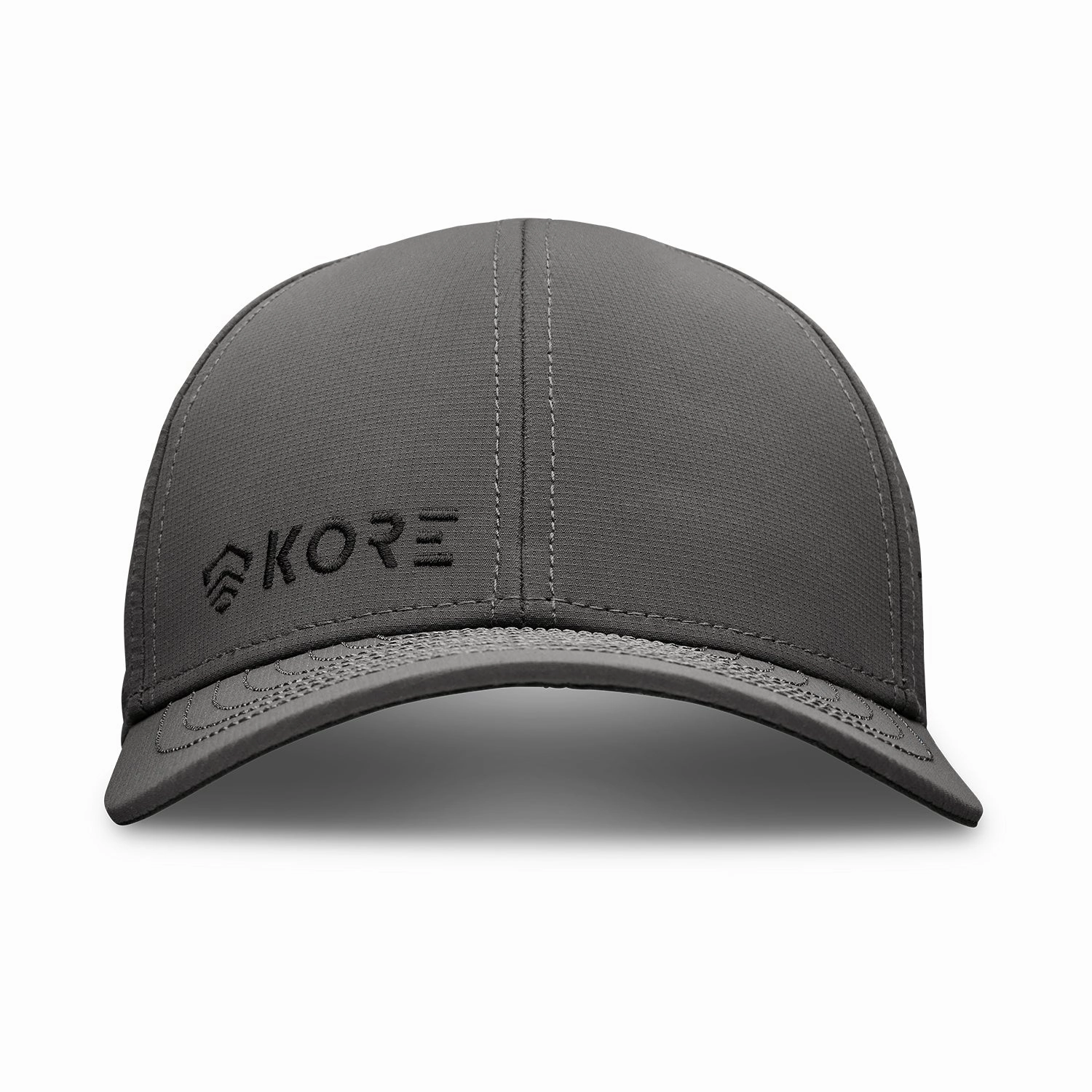 KORE CREW HAT | BLACK ON GRAY