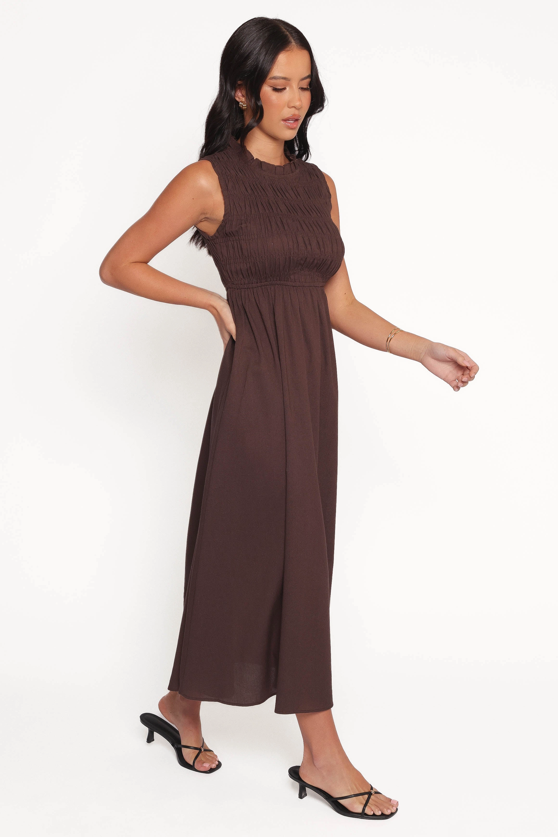 Lanna Maxi Dress - Chocolate