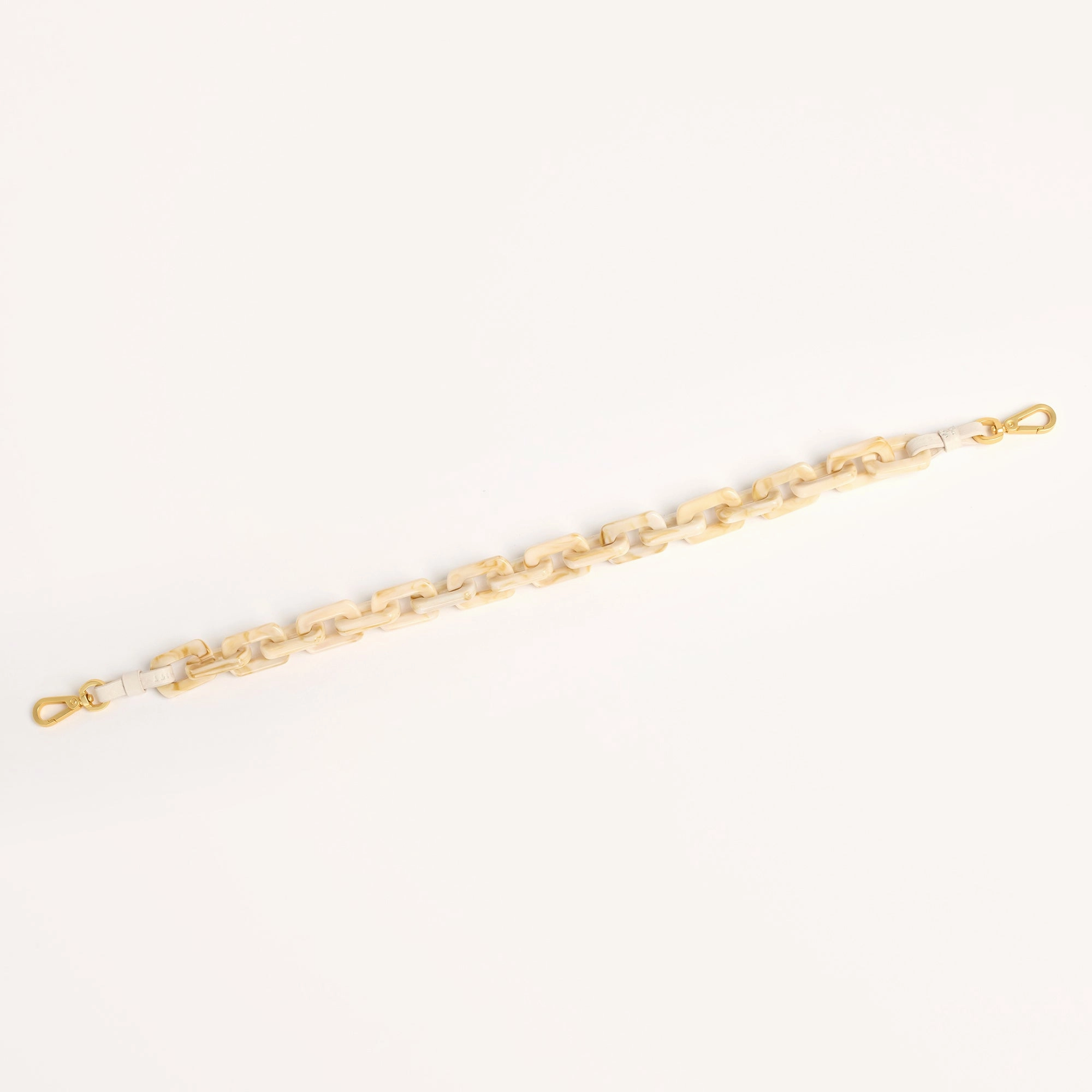 Latte Shoulder Strap | Calla Lily White/Brushed Gold