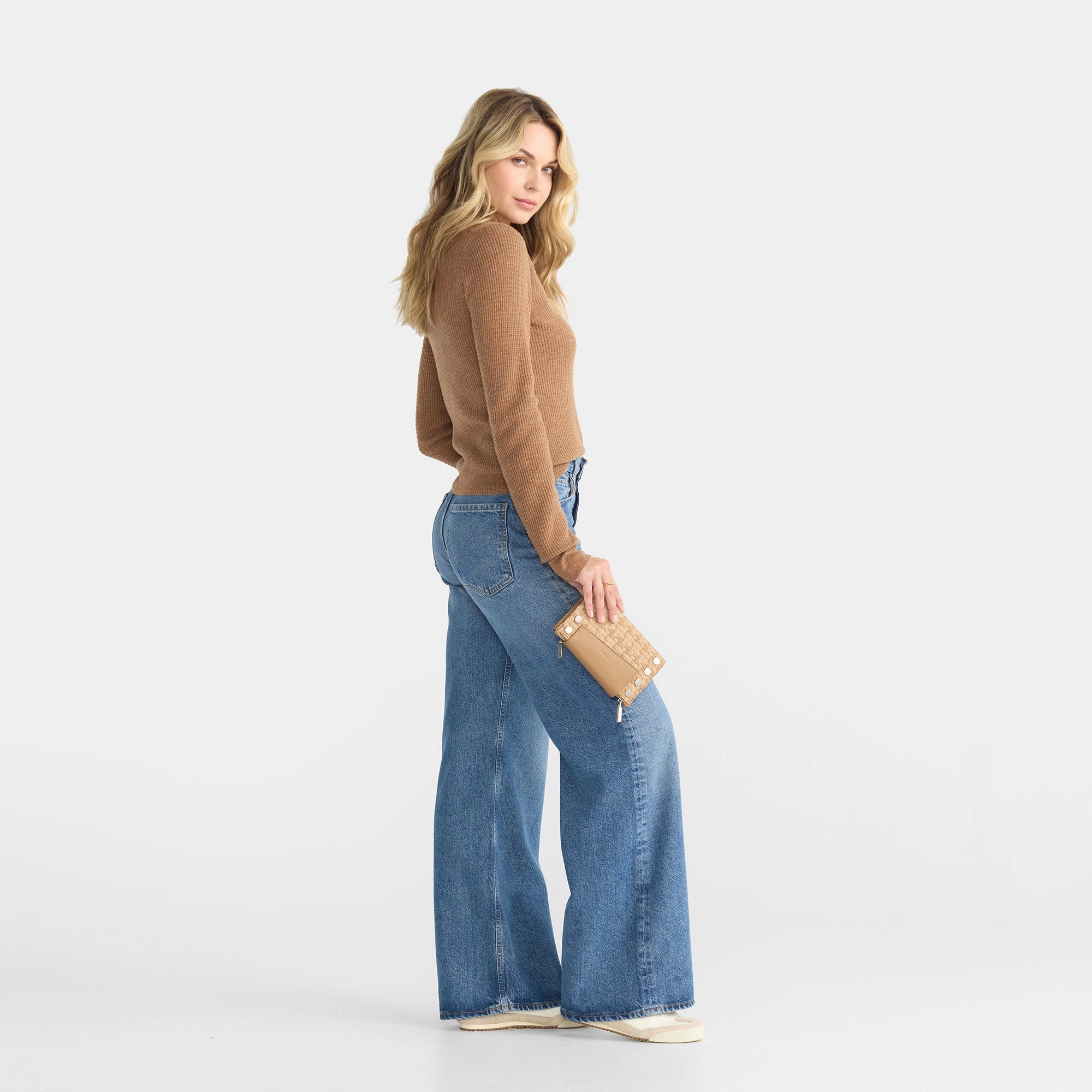 Levy | Carpenter's Weave/Brushed Silver