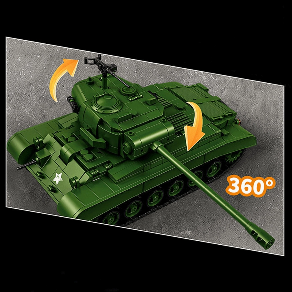 M26 Pershing Heavy Tank 1702pcs