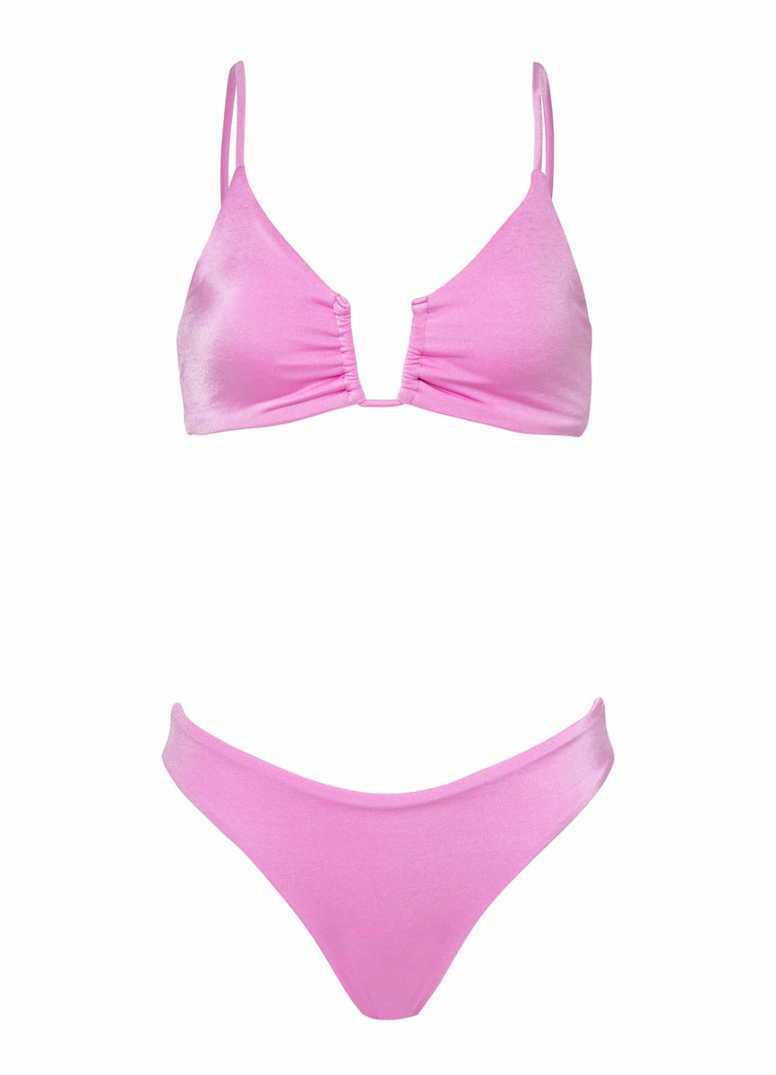Maaji Fondant Pink Bia U Wire Bralette Bikini Top