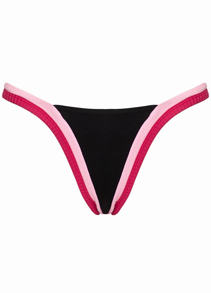 Maaji Midnight Shadow Trinity Regular Rise V Front Bikini Bottom