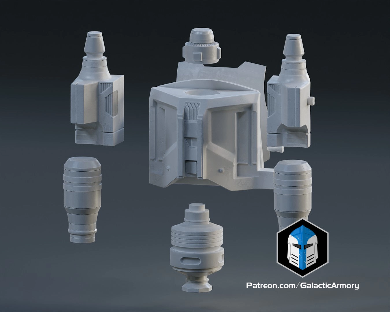Mandalorian Heavy Armor - 3D Print Files