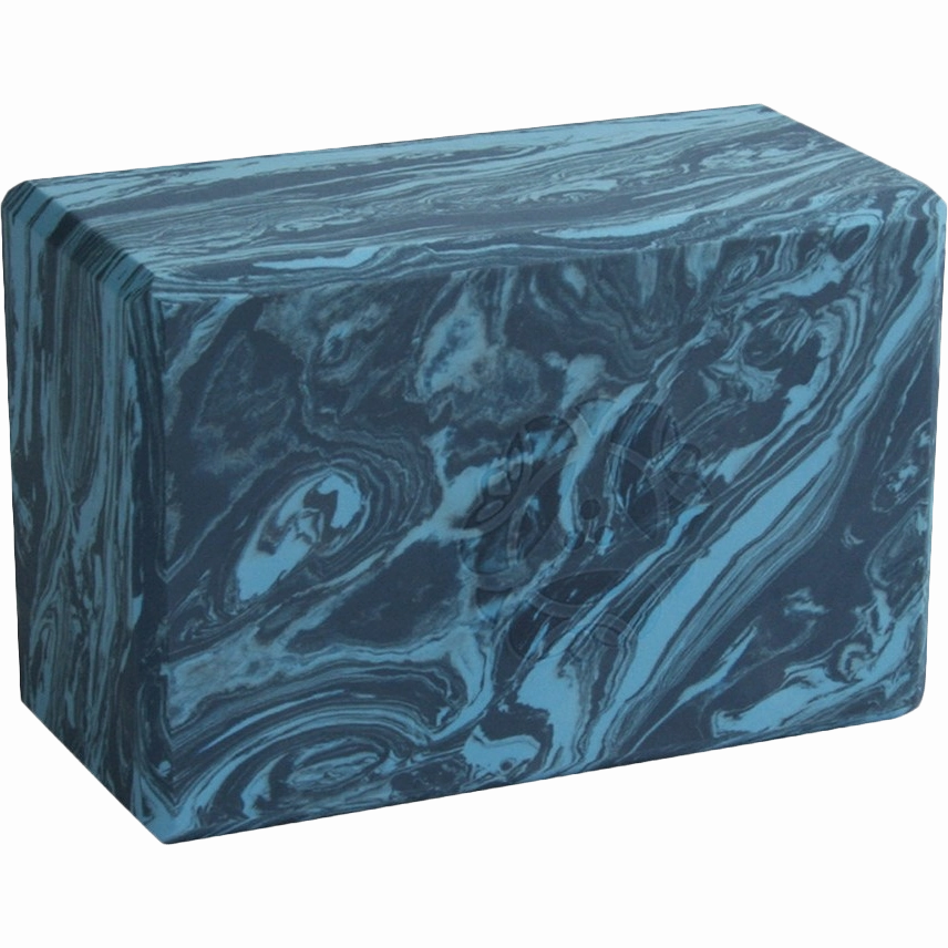 Marbled Foam Yoga Block 4"