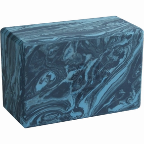 Marbled Foam Yoga Block 4"